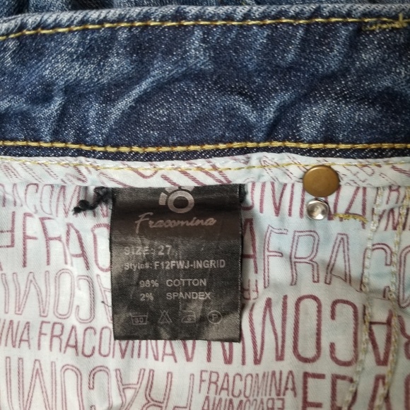 Francomina Ingrid jeans size 27 - Picture 3 of 5